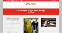 Desktop Screenshot of hulley-ladders.co.uk