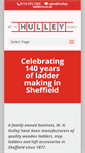 Mobile Screenshot of hulley-ladders.co.uk